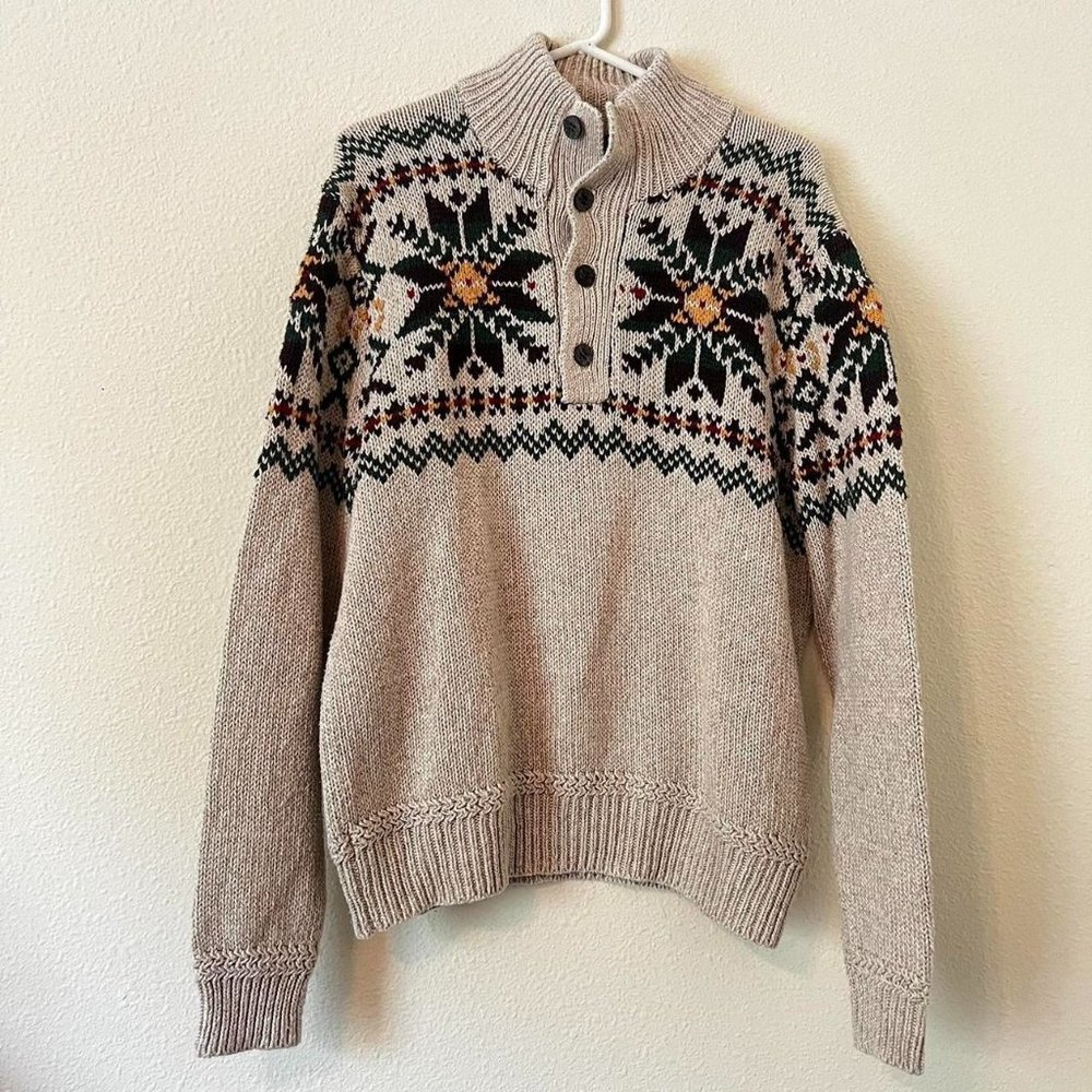 Polo Ralph Lauren Cowichan Knit Sweater L